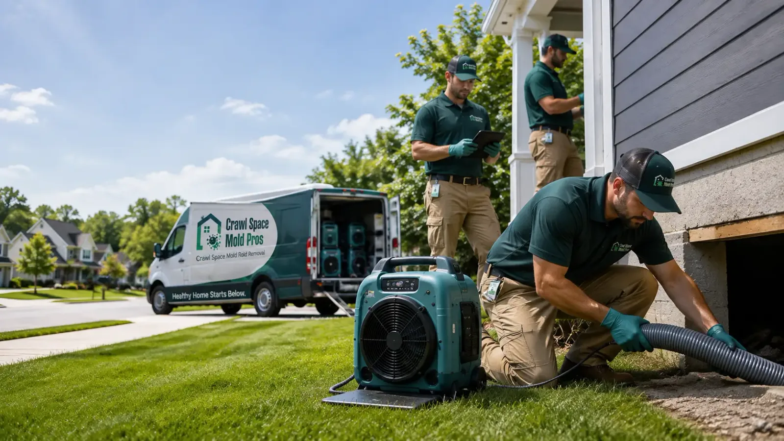 Crawl Space Mold Removal in Saint Paul, OR